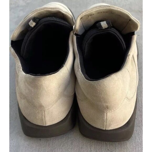 Gucci Beige Brown Suede Horsebit Slip Ons Men's Sz 8 US Shoes Made in Italy - Picture 6 of 15